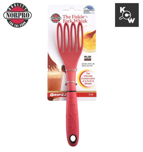 ตะกร้อตีไข่ฟิสกี้ไนลอน Norpro 1719 สีแดง